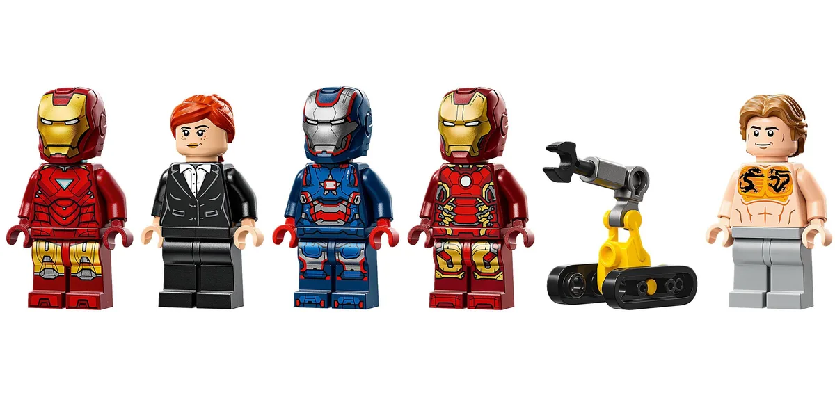 Конструктор LEGO Super Heroes 3 мініфігурки 3 броньові капсули різнокольоровий