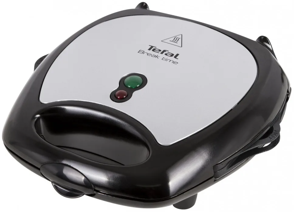 Бутербродниця Tefal Нержавіюча сталь 700 Вт Чорна 2 відділення