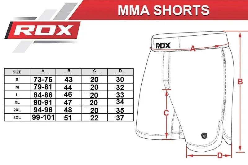 Шорти RDX Inc поліестер M чорні для MMA