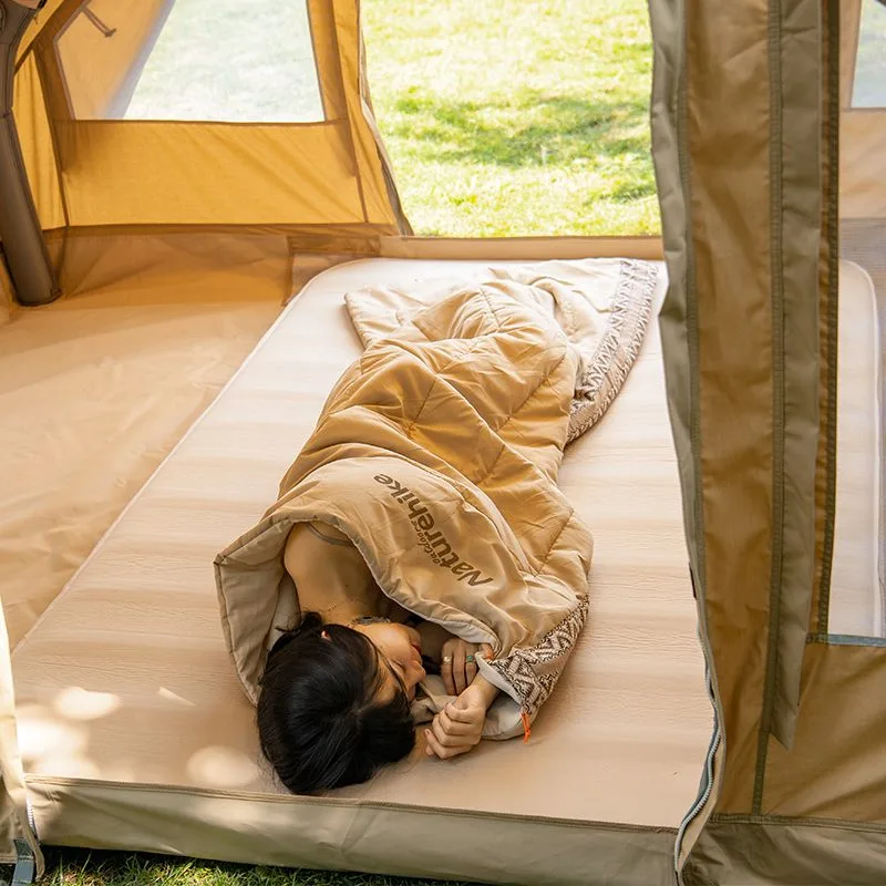 Спальний мішок Naturehike епонж 190х75 см бежевий 13°C