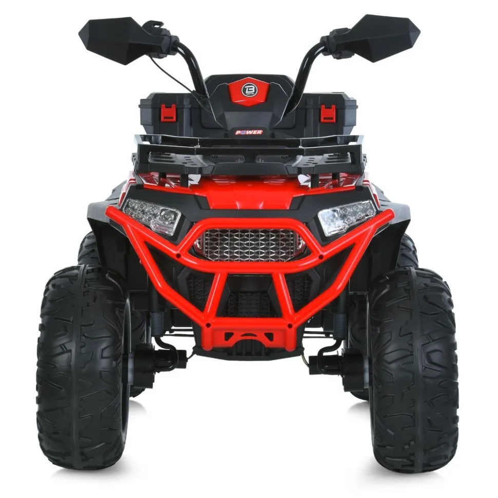Дитячий квадроцикл Bambi Racer екокожа 123х72 см Червоний