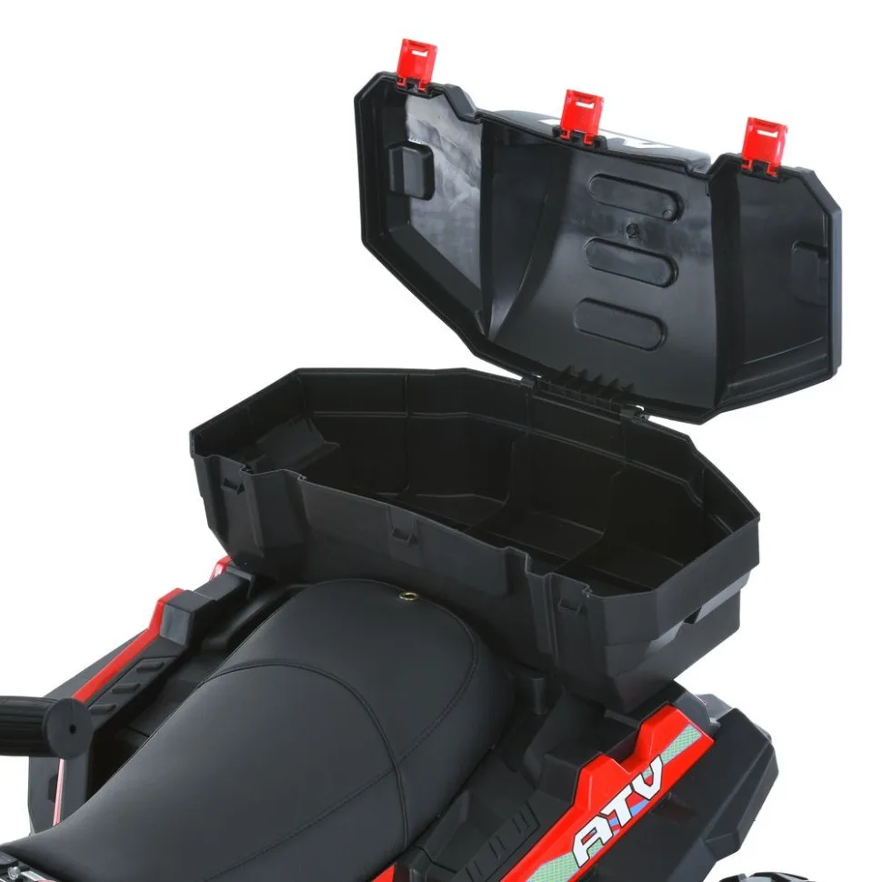 Дитячий квадроцикл Bambi Racer екокожа 123х72 см Червоний