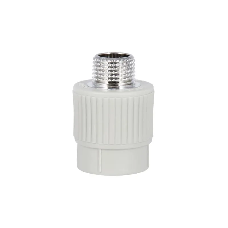 Муфта PPR 25x1/2" Серая Латунь