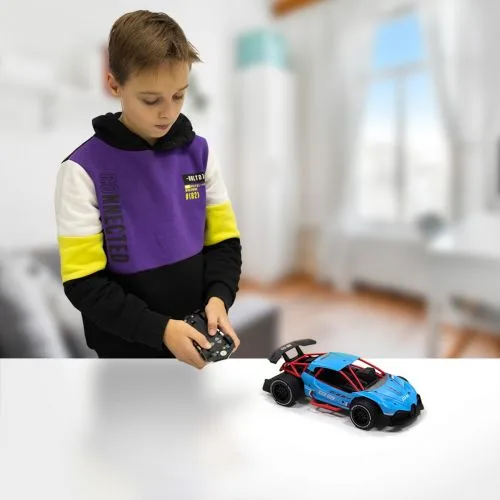 Радіокерована машинка із сенсорним керуванням Sulong Toys блакитна для дітей старше 8 років іграшка на пульті управління