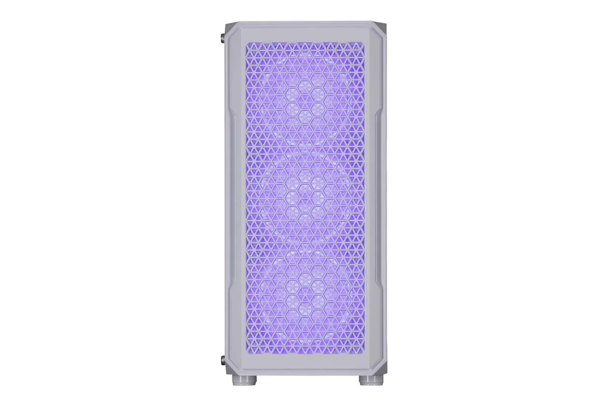 Корпус 2E GAMING Hexagon G338W без БЖ 2xUSB3.0, 1xUSBType-C, 3x120мм ARGB, 1x120мм, VGA 330мм, LCS ready, HUB, TG Side Panel, ATX, білий