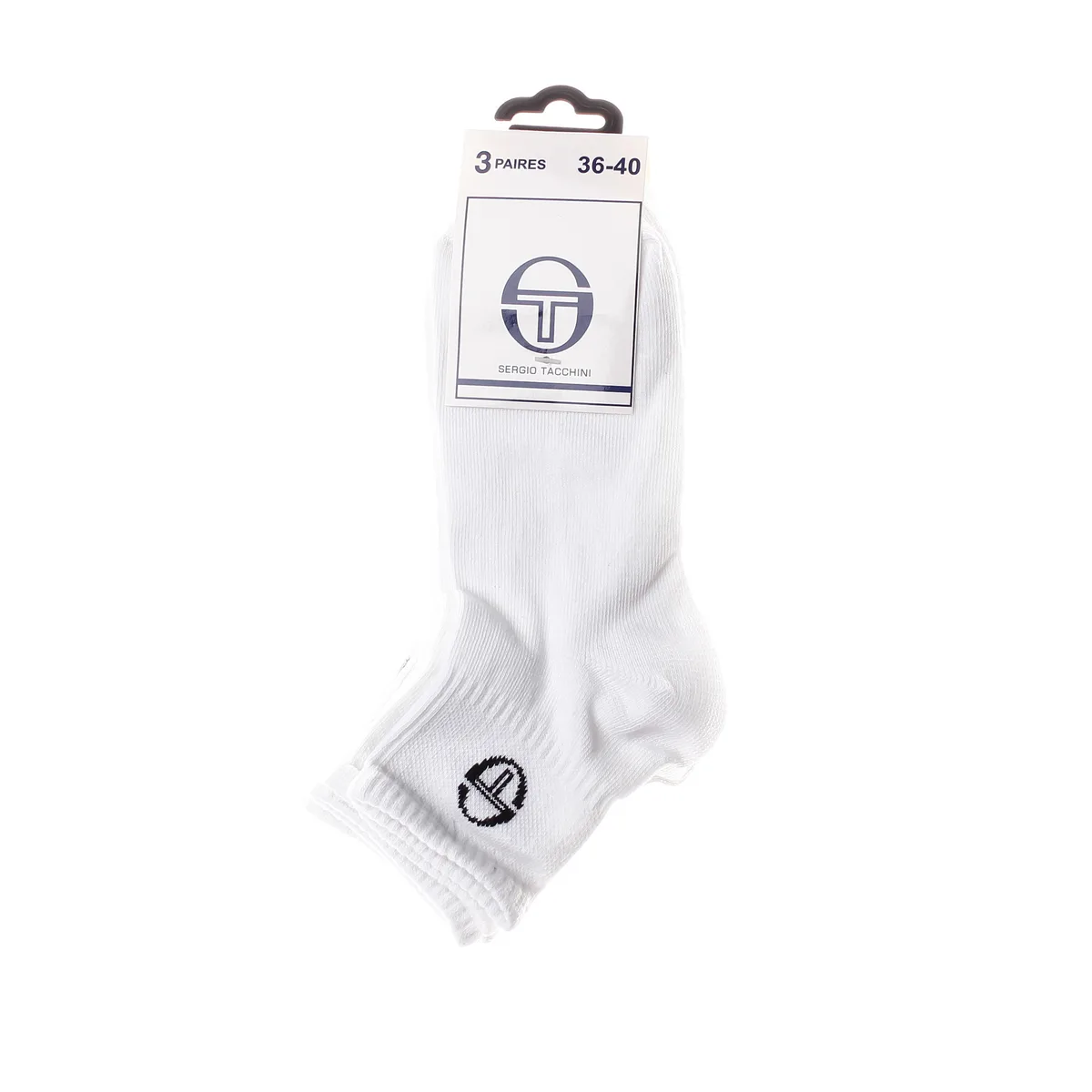 Шкарпетки Sergio Tacchini бавовна 36-40 білий 3 пари