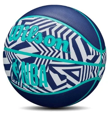Баскетбольний м'яч Wilson гума розмір 6 синій