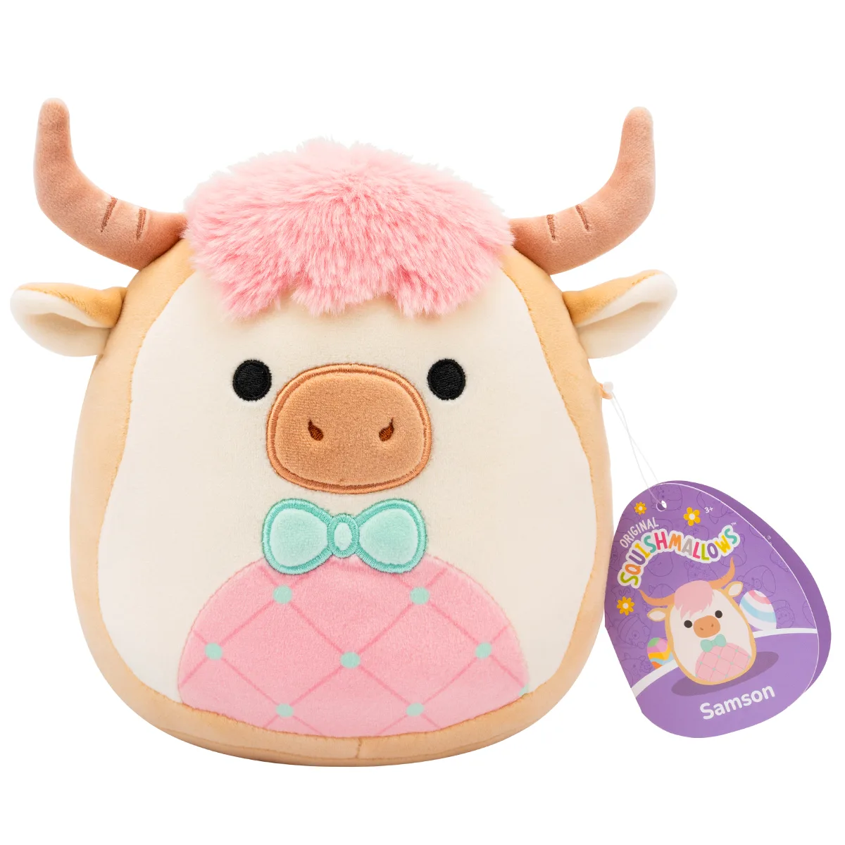 М'яка іграшка Squishmallows поліестер 19 см корівка