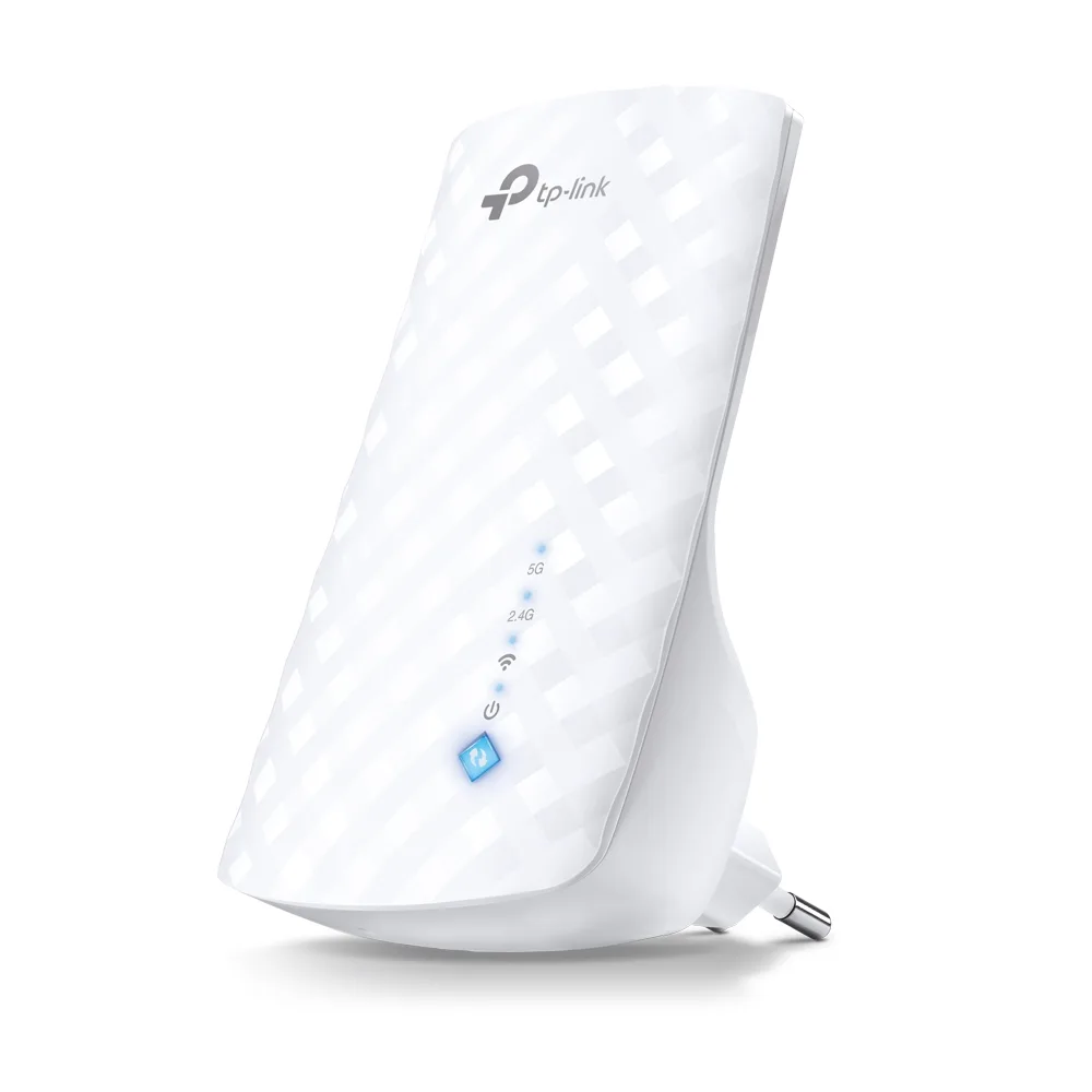 Розширювач покриття WiFi TP-LINK RE190 AC750, MESH переводится на русский как "Розширитель покрытия WiFi TP-LINK RE190 AC750, MESH".