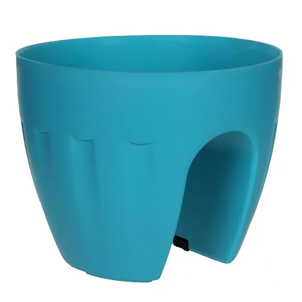 Горщик для квітів Mica Decorations пластик 21х25 см бірюзовий 4,2 л