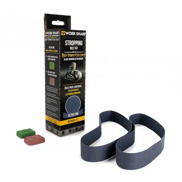 Work Sharp 2 тканинних ременя 25х5 см зелена паста chromium oxide червона паста ferric oxide