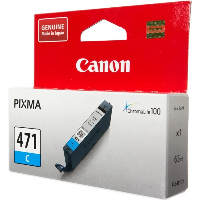 Картридж струйный Canon CLI-471C PIXMA MG5740/MG6840 Cyan