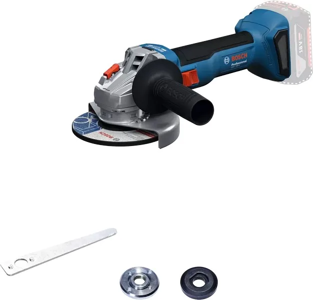 Шлифмашина угловая аккумуляторная Bosch 125мм 18В 16кг для шлифования резки металла и плитки