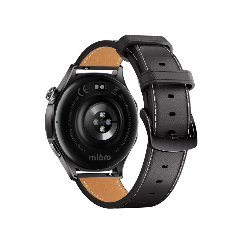 Смарт-часы Mibro AMOLED 46 мм темный металл 1,43 дюйма 5 ATM Bluetooth 5.3