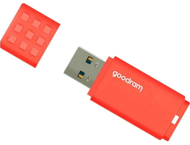 Флешка Goodram 128 ГБ пластикова USB 3 помаранчева