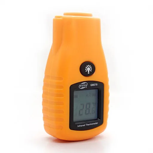 Безконтактний інфрачервоний термометр Benetech GM270 -32 до 280°C компактний IP54 РК екран