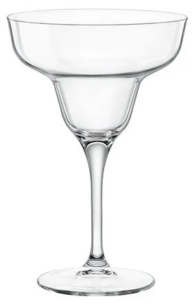Набір скляних келихів для коктейлів Bormioli Rocco Bartender Margarita, 330 мл, висота 174 мм, 6 штук, прозоре скло.