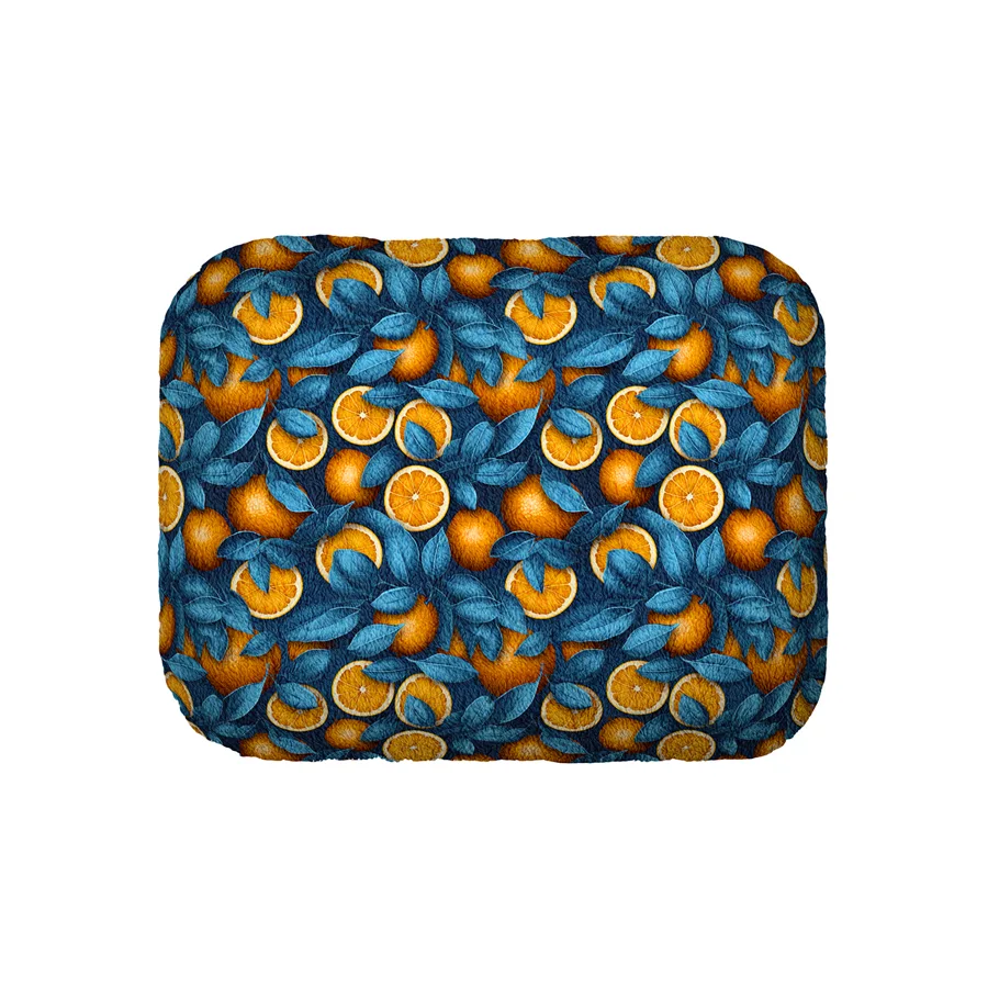 Лежанка для собак WAUDOG Relax M 52x42x19 см поліестер Апельсини
