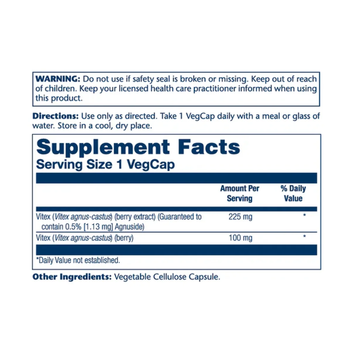 Екстракт ягід витекса Vital Extracts 225 мг 60 VegCaps