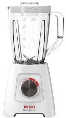Блендер Tefal Blendforce стаціонарний, 600 Вт, 1250 мл, білий