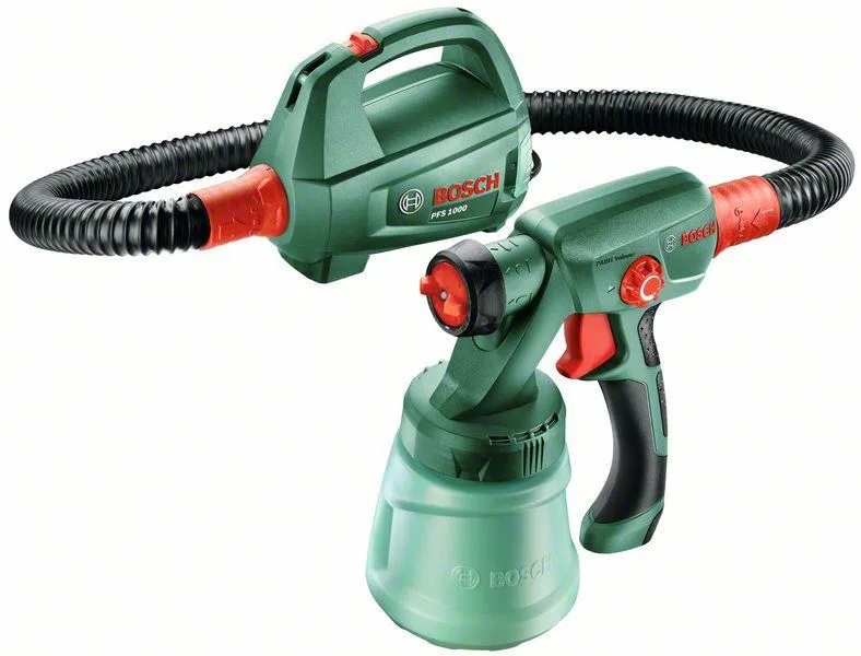 Фарборозпилювач Bosch PFS 1000, 410 Вт, продуктивність 100 мл/хв.