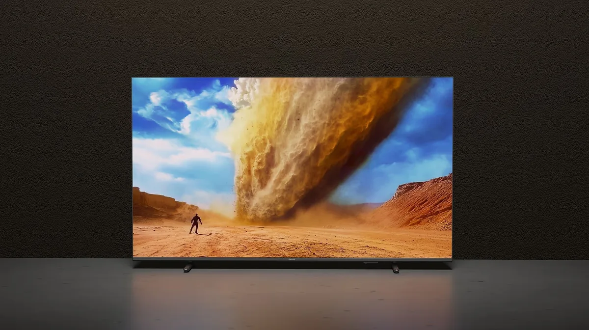 Телевізор 55" Philips QLED 4K 60Hz Smart Titan OS Black