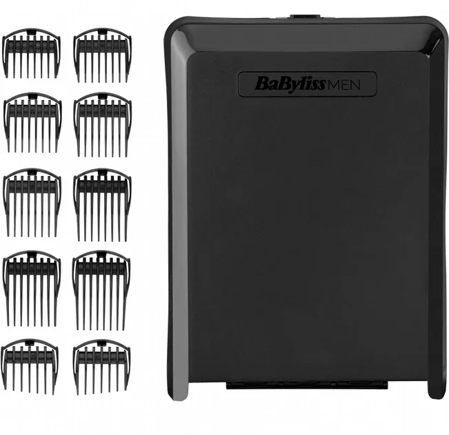 Машинка для стриження BaByliss сталь 8 насадок синя