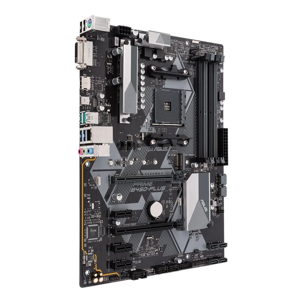 Материнcька плата ASUS PRIME B450-PLUS sAM4 B450 2xDDR4 HDMI DVI ATX