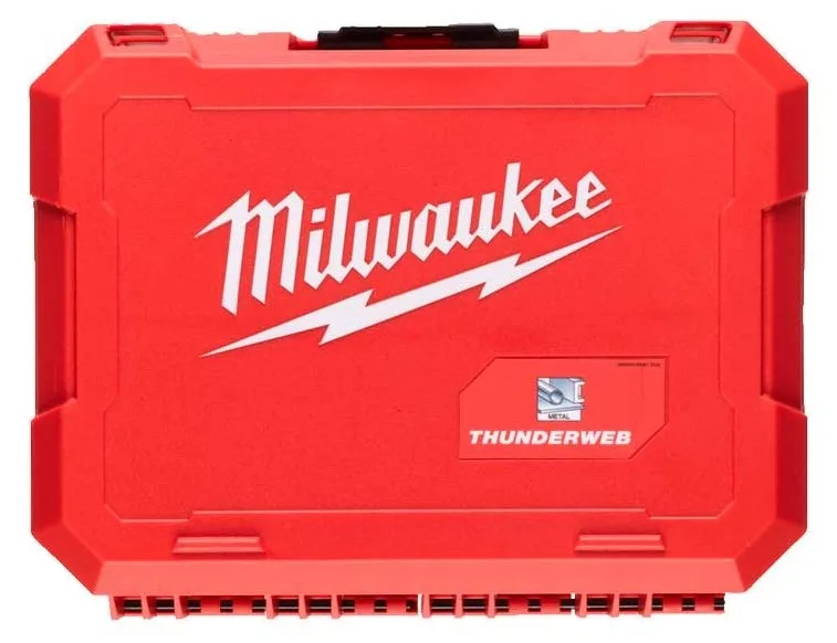 Комплект металевих свердел Milwaukee THUNDERWEB, HSS-G, 1-13мм, у кейсі, 25 шт.