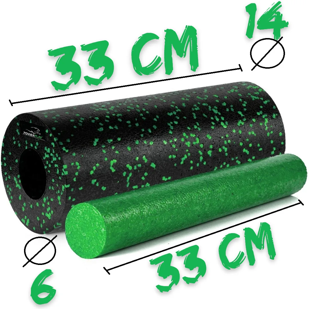 Массажный ролик Active Point EPP 33х14 см Зеленый