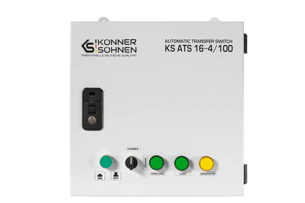 Блок автоматичного перемикання резервного живлення KonnerSohnen KS ATS 16-4/100 230/400В 100А 12кг