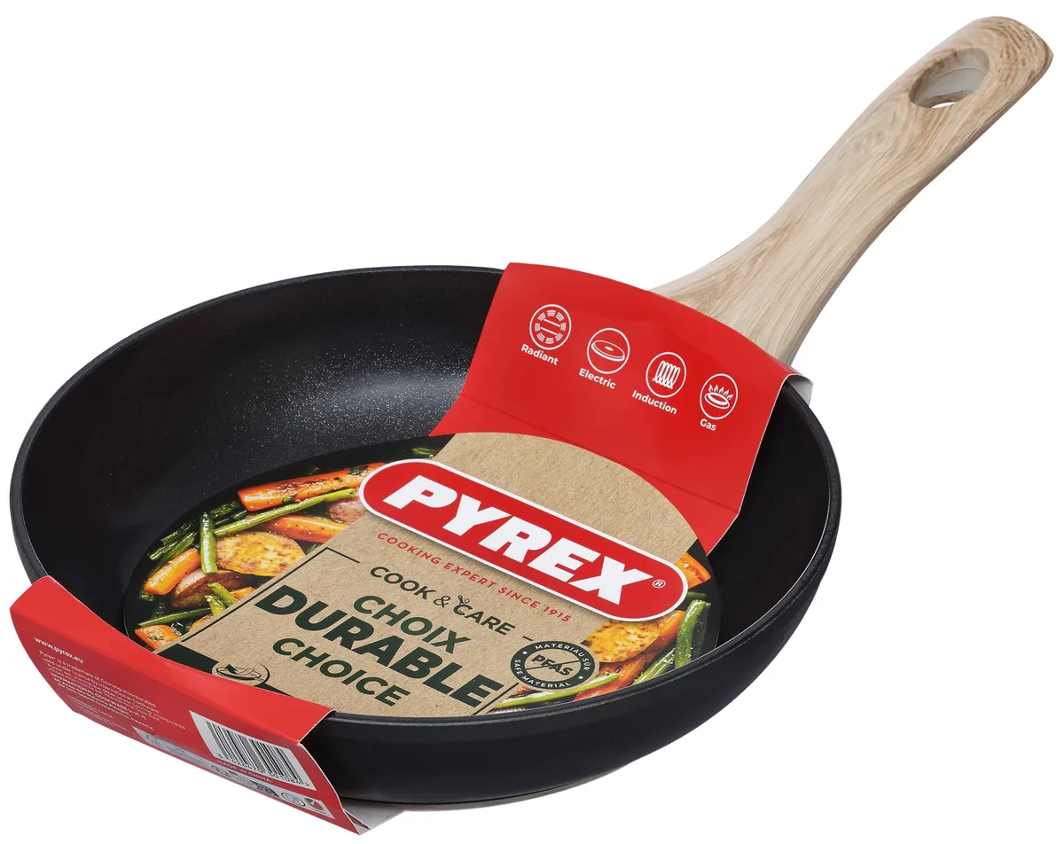 Сковорода Pyrex алюмінієва 20 см з антипригарним покриттям