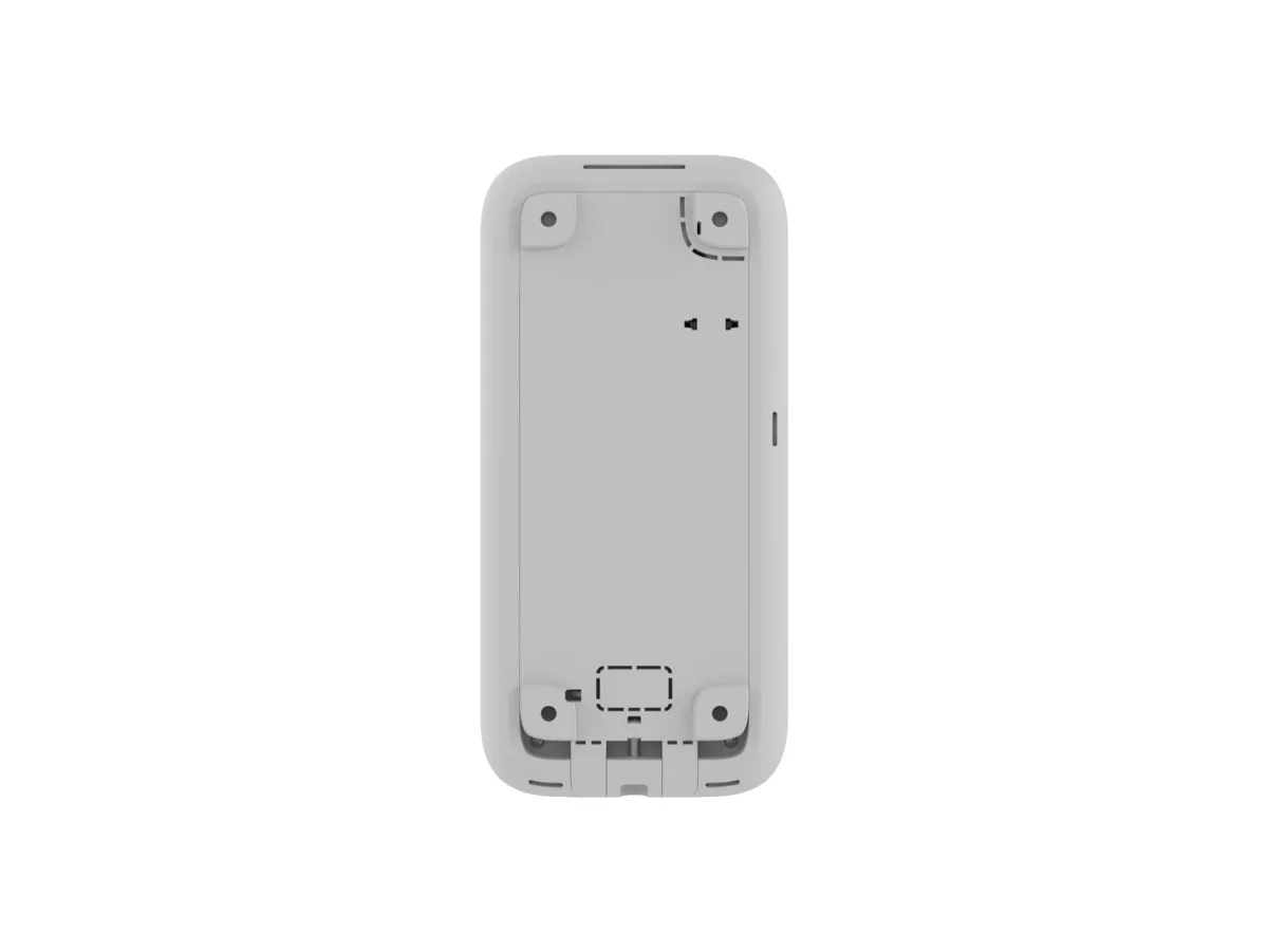 Клавіатура з сенсорним дисплеєм Ajax KeyPad TouchScreen, jeweller, бездротовий, білий