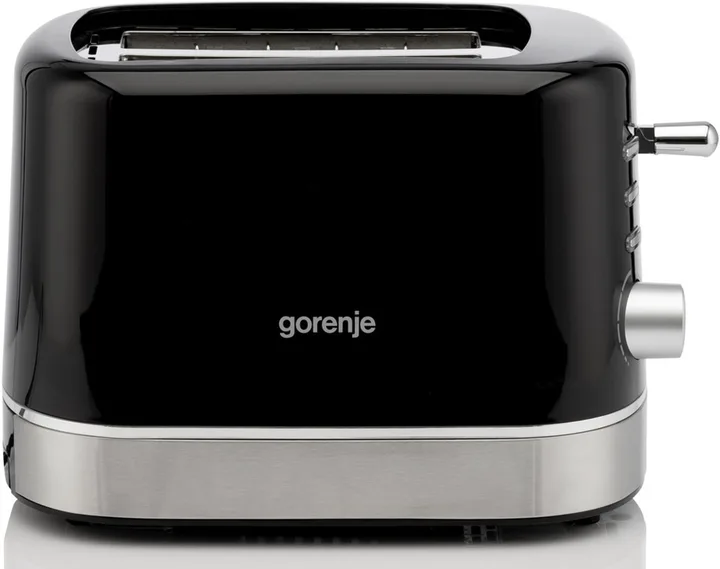 Тостер Gorenje пластик 16,2х27,5х18,9 см чорний 850 Вт 2 тости 7 режимів обсмажування