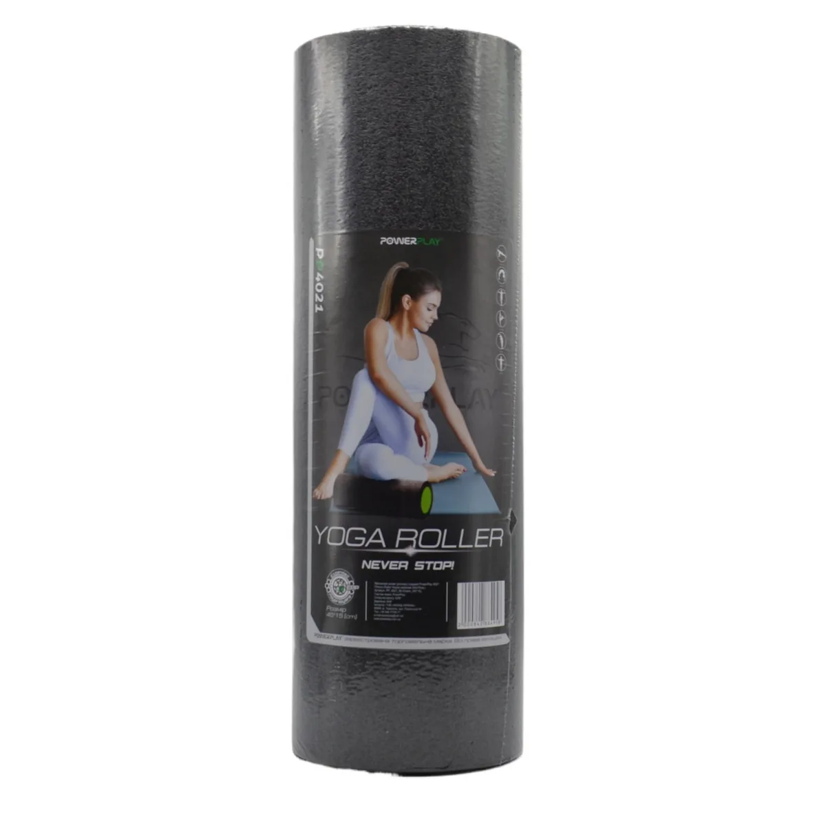 Массажный ролик Active Point EPP 30х15 см Зеленый