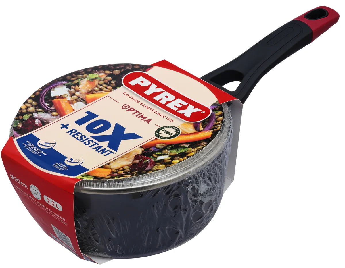 Ковш Pyrex алюминиевый 2,3 л 20 см черный
