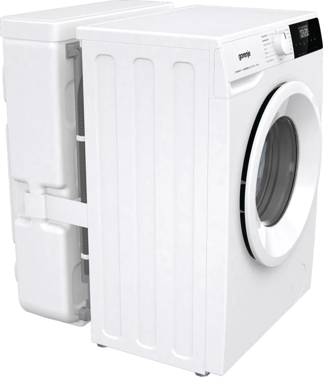 Фронтальна пральна машина Gorenje, 7 кг, 1200 об/хв, клас енергоефективності A+, 60 см, з дисплеєм, паровою функцією та інверторни