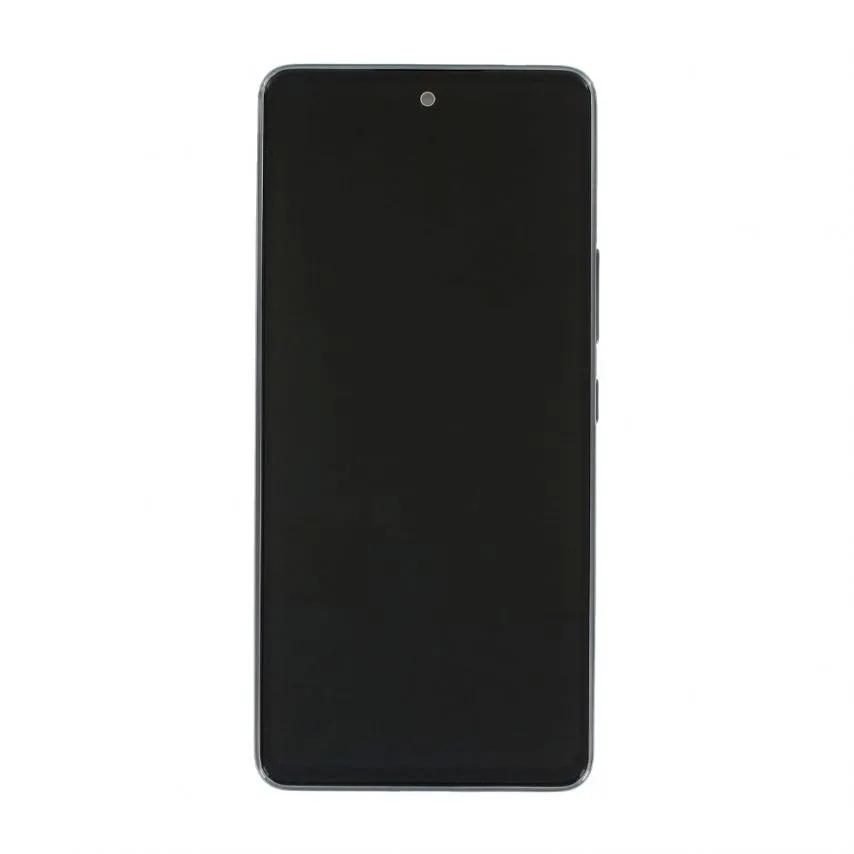 Дисплей Samsung Super AMOLED 6,4 дюйми чорний з сенсором і рамкою Service Original