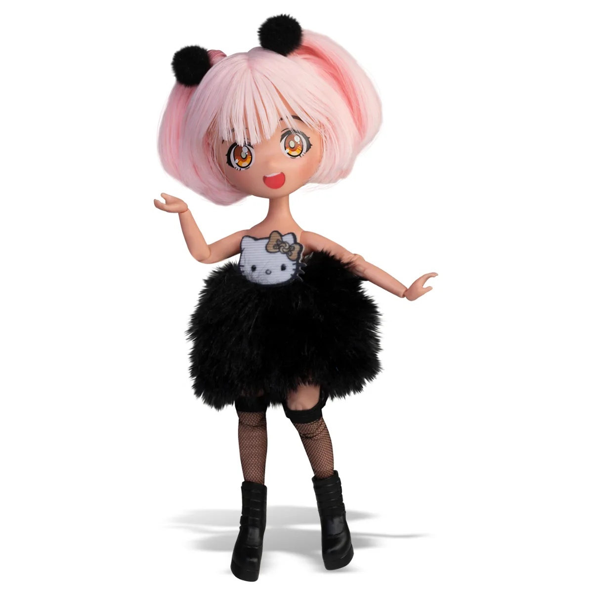 Лялька 4SF Manga Dolls Hello Kitty комбіновані матеріали 19,5 см золота