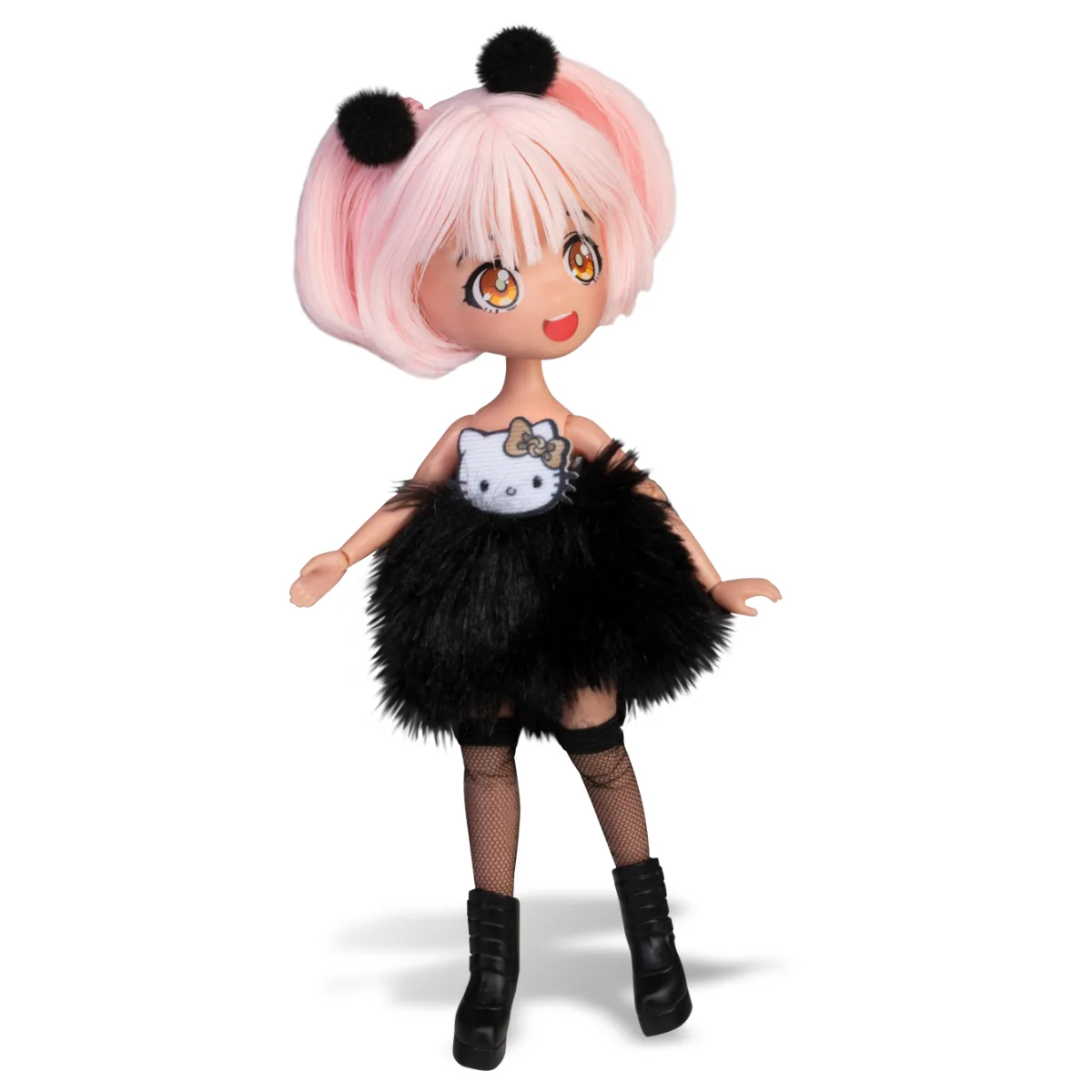 Лялька 4SF Manga Dolls Hello Kitty комбіновані матеріали 19,5 см золота