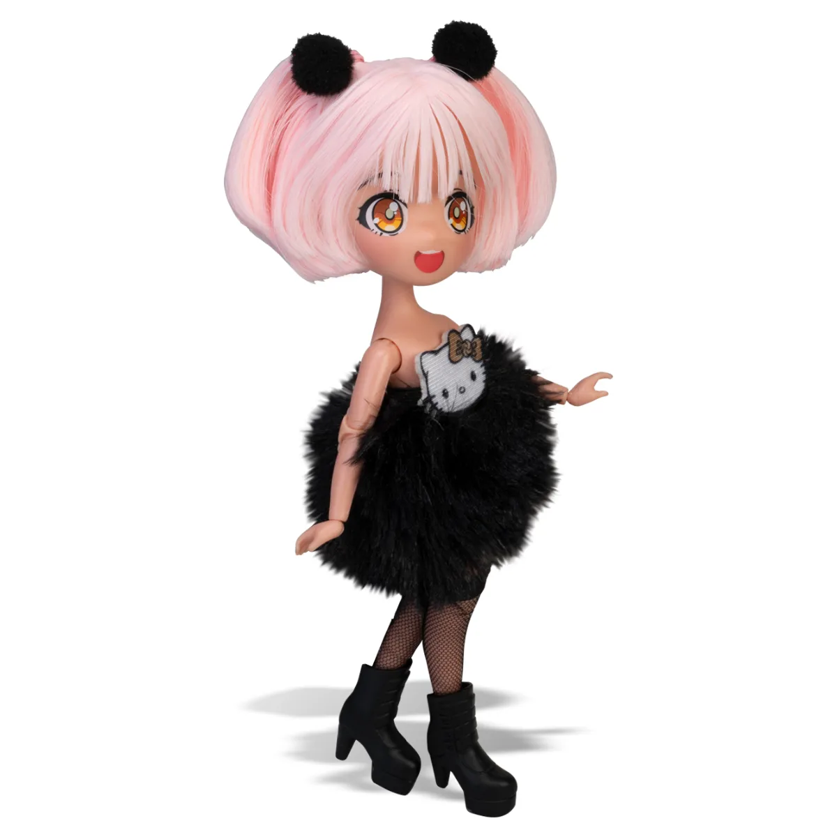 Лялька 4SF Manga Dolls Hello Kitty комбіновані матеріали 19,5 см золота