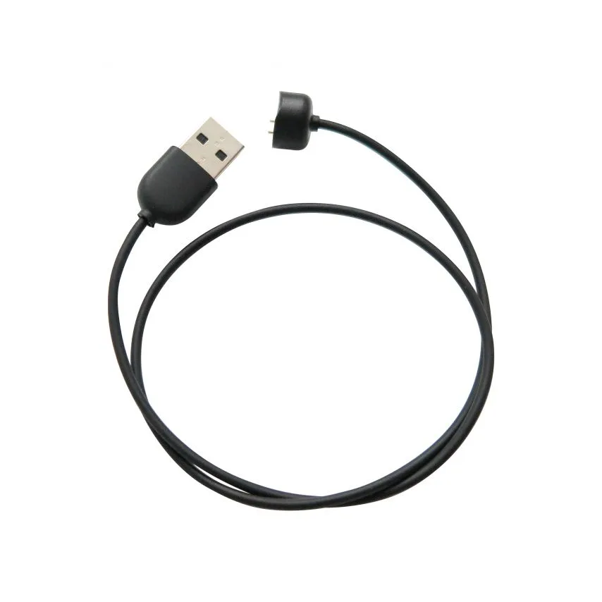 Кабель USB зарядний пристрій силіконовий чорний 1 м