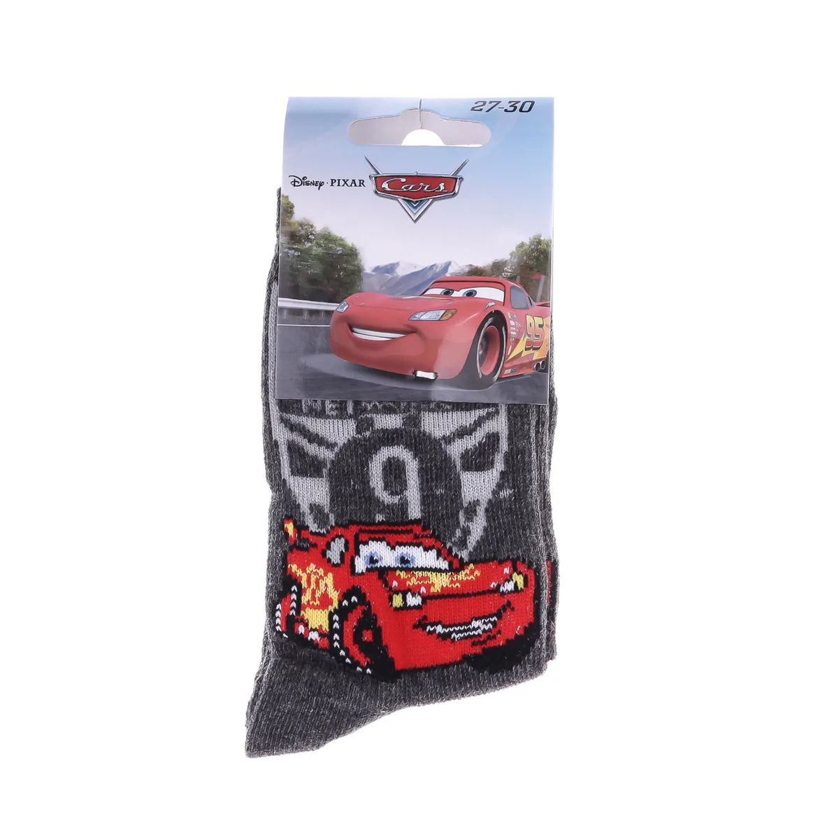Шкарпетки CARS 65% бавовна 31-34 червоний