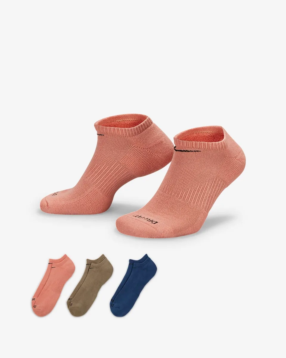 Шкарпетки NIKE бавовна 38-42 мультиколор 3 пари