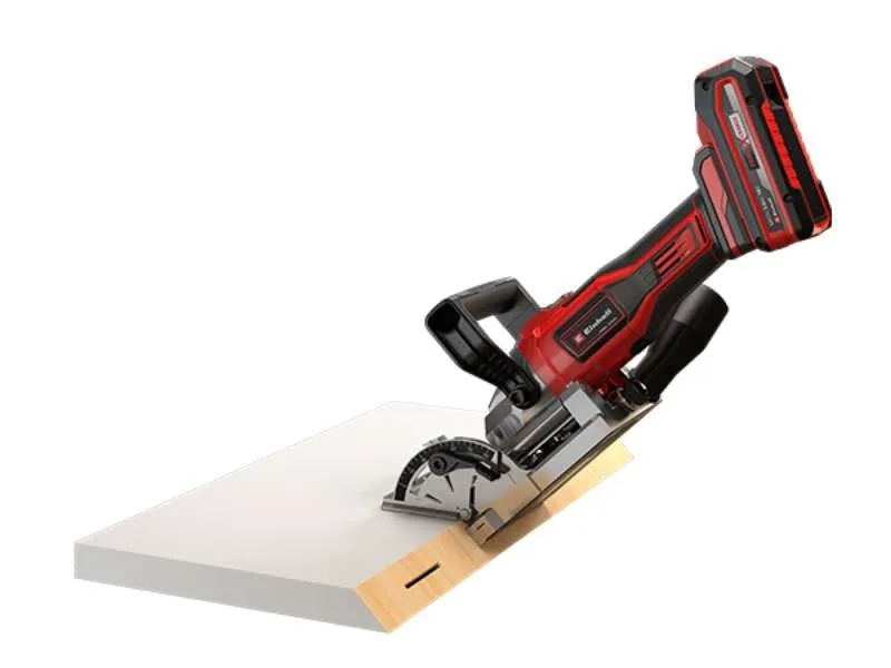 Акумуляторний ламельний фрезер Einhell TE-BJ 18LI - Solo 18В, диск 100х22х3.8мм, 6500 об/хв, вага 2.18 кг, без акумулятора та заря