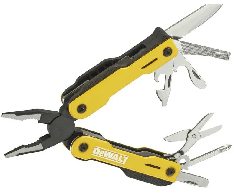 Мультитул DeWALT, 16 функцій, довжина 100 мм.