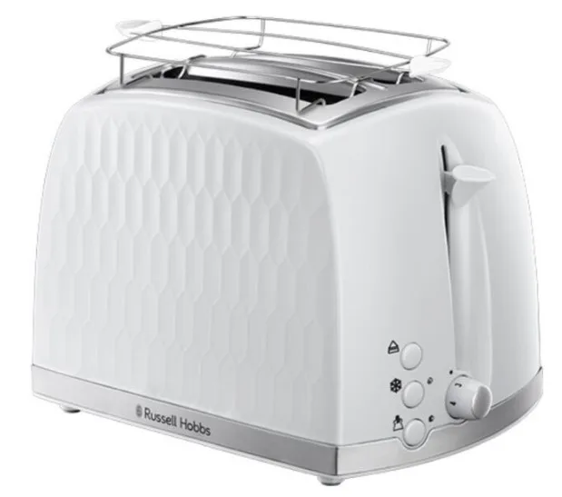 Тостер Russell Hobbs пластик 19,6х26,8х18,5 см Білий