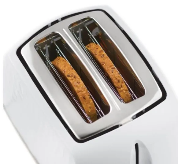Тостер Russell Hobbs пластик 19,6х26,8х18,5 см Білий