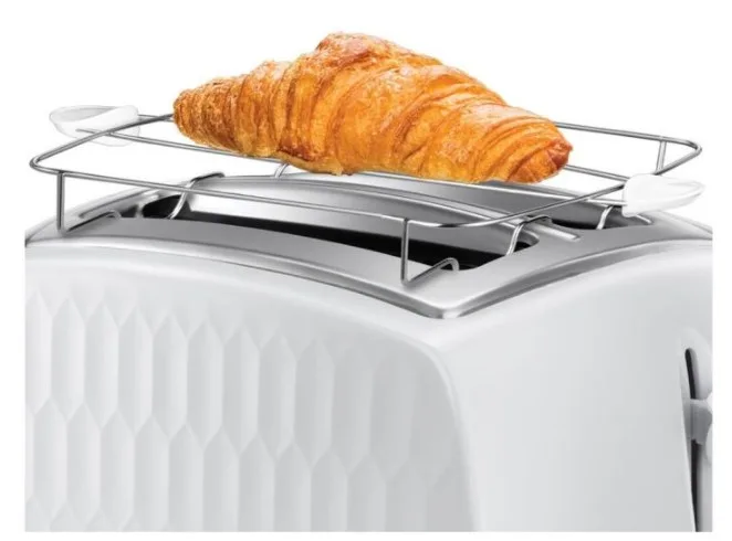 Тостер Russell Hobbs пластик 19,6х26,8х18,5 см Білий