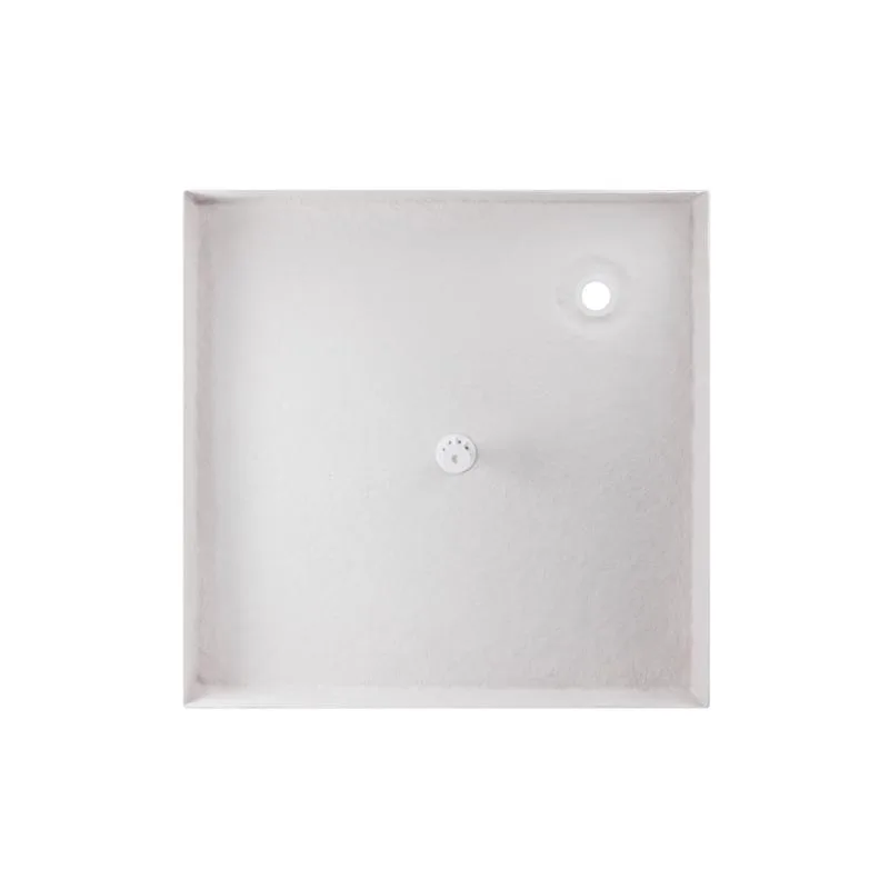 Душова кабіна Lidz SC90x90.SAT.LOW.FR матове скло 4 мм акриловий піддон 90x90 см сатинова